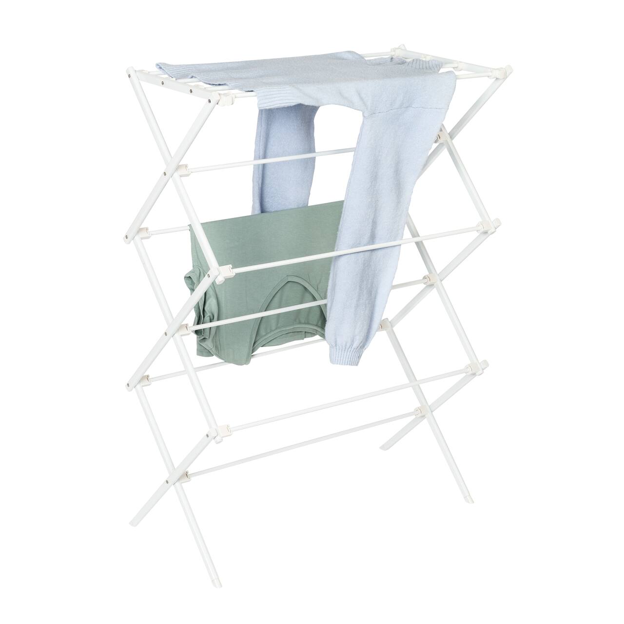 Honey Can Do White Collapsible Clothes Drying Rack
